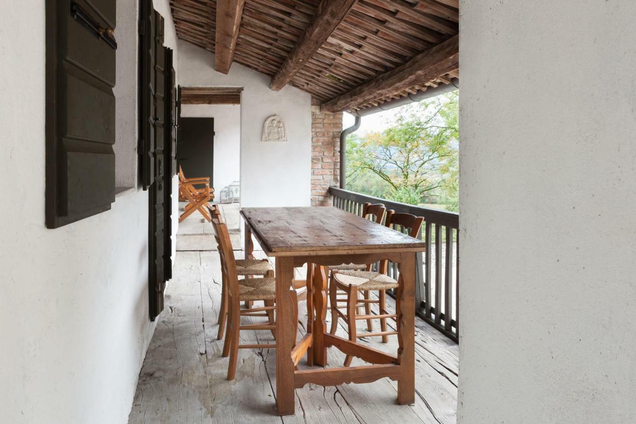 Colvago La Corte Spectacular Ancient Country House Santa Giustina  Buitenkant foto